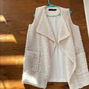 Zara basic white vest